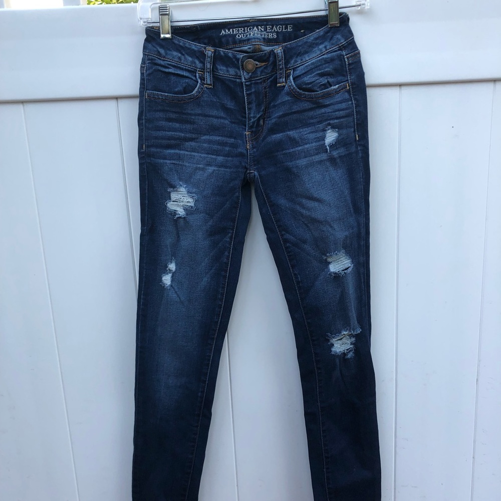 American Eagle Ripped Skinny Jeans